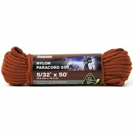 MIBRO GROUP PARACORD NYLO 550 5/32 IN X 50 FT RED 448671